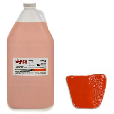 BRIGHT ORANGE GLOSS GLAZE - Image 4
