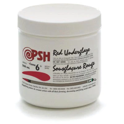 PSH CONE 6 RED UNDERGLAZE - Image 3