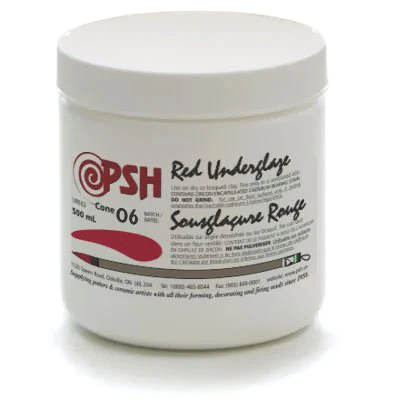 PSH RED CHILI PEPPER CONE 06 UNDERGLAZE - Image 3