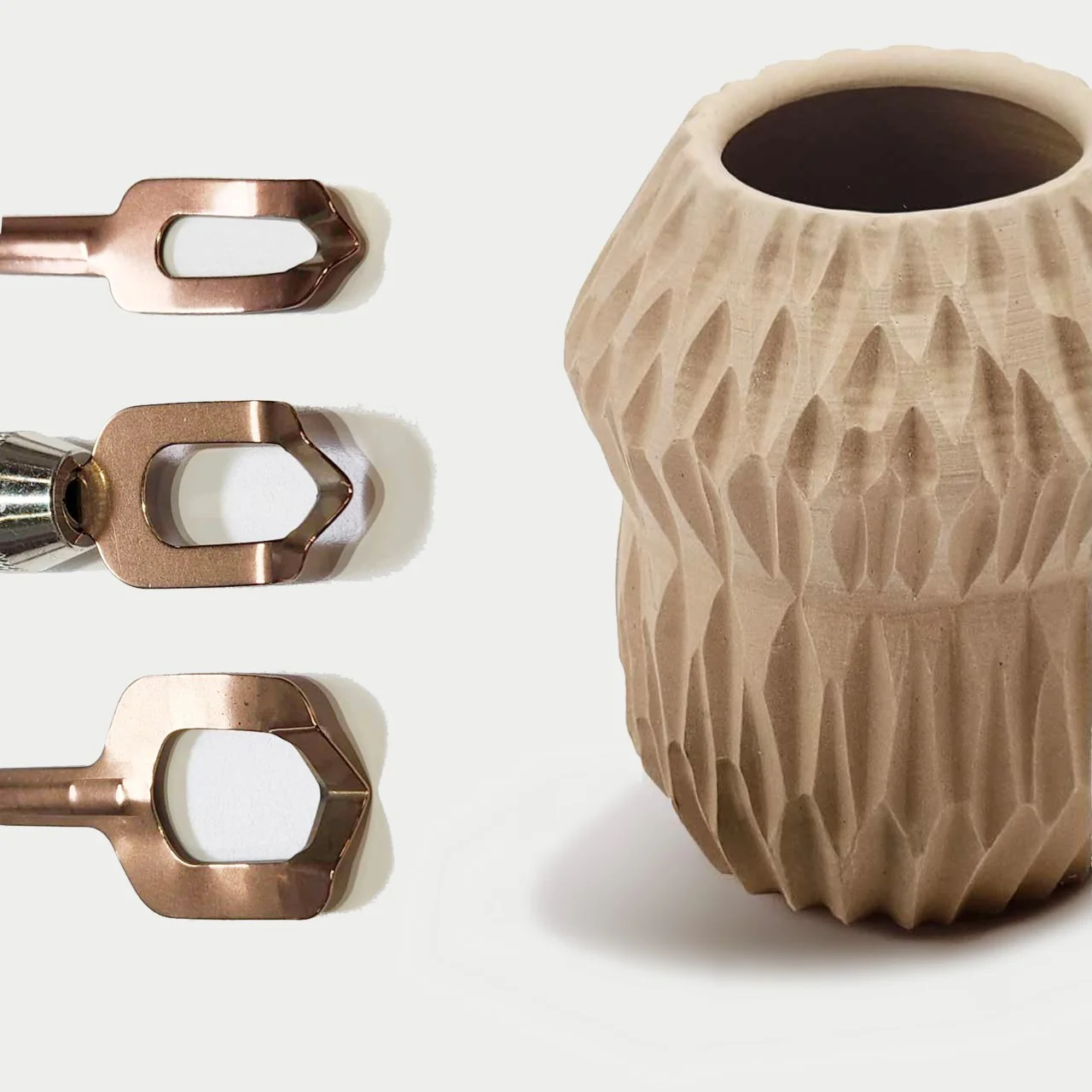 XIEM CLAY FLUTING TOOL SET (V-SHAPE) - Image 3